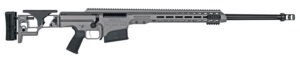 Barrett 18480 MRAD 338 Lapua Mag 26" 10+1 Gray Gray Folding with Adjustable LOP Stock Black Polymer Grip Right Hand