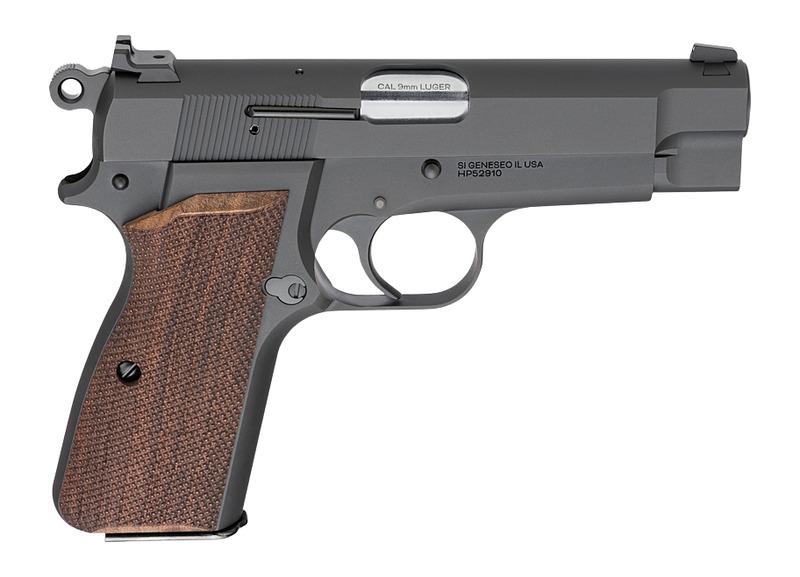 Springfield Armory HP9204 SA-35 Compact 9mm Luger 15+1 4" Stainless Steel Barrel, Black Carbon Steel Serrated Slide & Frame, Checkered Walnut Grip