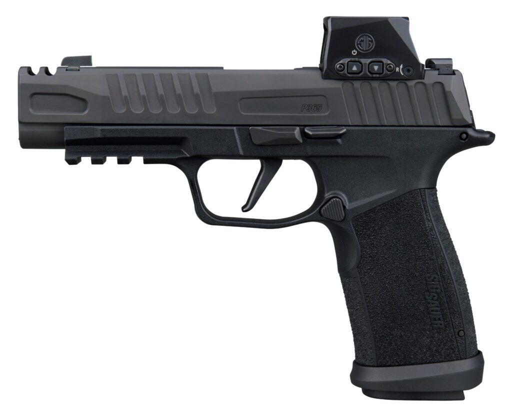 Sig Sauer 365XF9COMPRXSL P365 Fuse COMP 9mm Luger 21+1 3.70" Black Barrel, Black Nitron Stainless Steel Integrated Compensator/Optic Ready/Serrated Slide, Black Stainless Steel Frame w/Beavertail & Pi