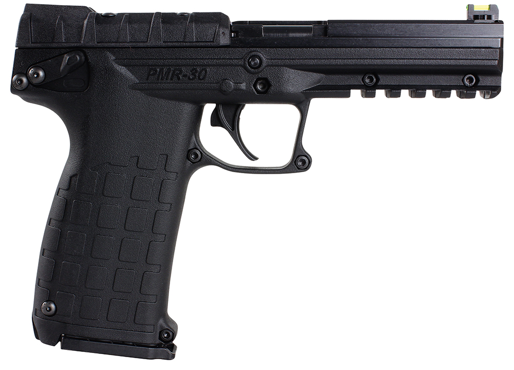 Kel-Tec PMR30BBLK PMR30 22 WMR 30+1 4.30" All Black Fluted Steel Barrel & Serrated Slide, Polymer Frame w/Picatinny Rail, Black Textured Polymer Grip