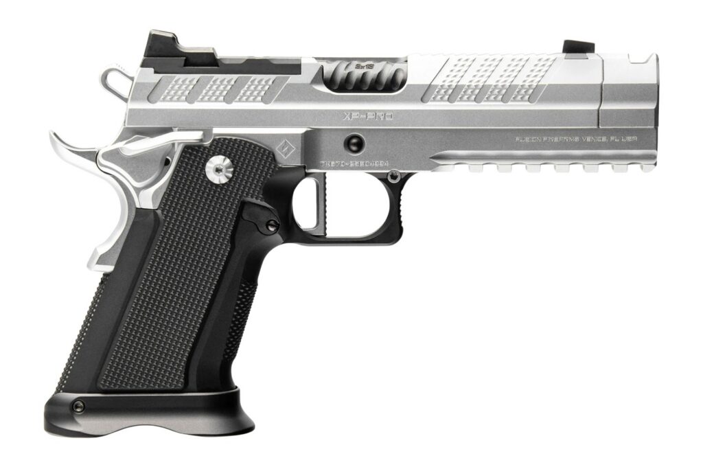 Fusion Firearms XP-COMP-9-C-TR XP Comp 9mm Luger 17+1 4.60" Black Tennifer Compensated Barrel, Chrome Steel Integrated Compensator/Optic Ready Slide & Frame w/Beavertail & Picatinny Rail, Black Alumin