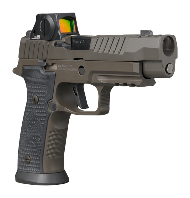 Sig Sauer 320AXGF9LEGIONRXSL P320 AXG Legion w/Optic 9mm Luger 21+1 3.90" Legion Gray Cerakote Stainless Steel Ported Slide w/Sig ROMEO-X SIG-LOC Pro, Legion Gray Cerakote Stainless Steel Frame w/Pica
